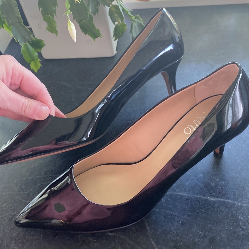 Franco Sarto Tudor Patent Leather Pumps Heels - Picture 7 of 8